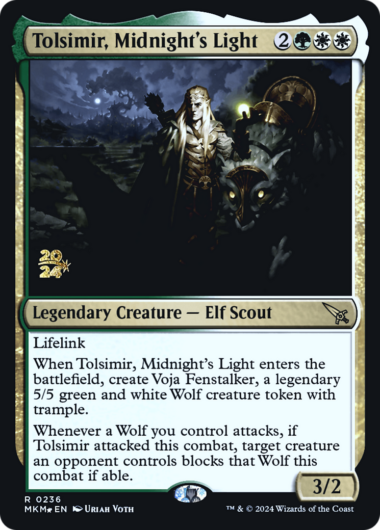 Tolsimir, Midnight's Light [Murders at Karlov Manor Prerelease Promos] | Yard's Games Ltd