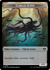 Eldrazi Scion // Spider Double-Sided Token [Commander Masters Tokens] | Yard's Games Ltd