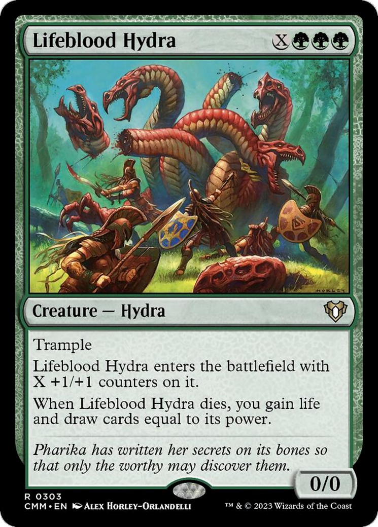 Lifeblood Hydra [Commander Masters] | Yard's Games Ltd