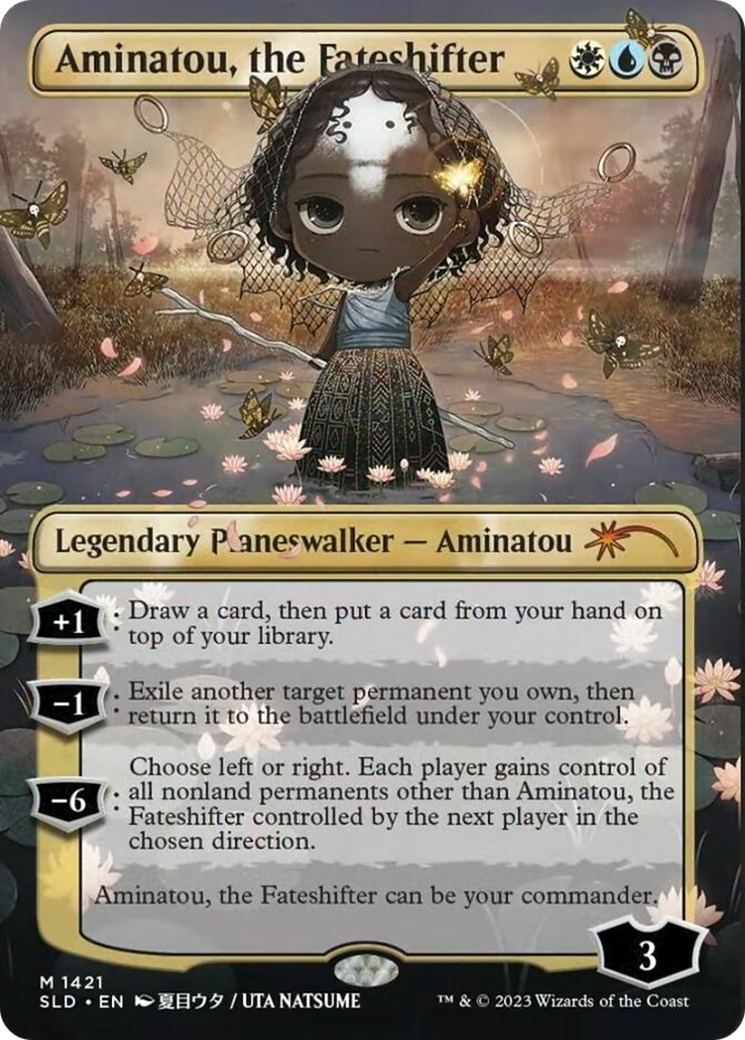 Aminatou, the Fateshifter (Rainbow Foil) [Secret Lair Drop Series] | Yard's Games Ltd