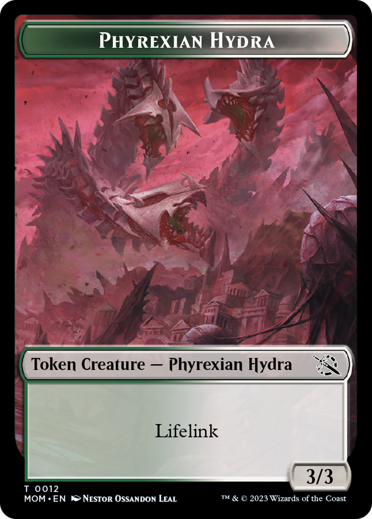 Phyrexian Hydra Token (12) [March of the Machine Tokens] | Yard's Games Ltd