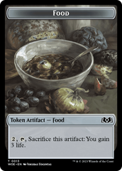 Faerie // Food (0013) Double-Sided Token [Wilds of Eldraine Tokens] | Yard's Games Ltd