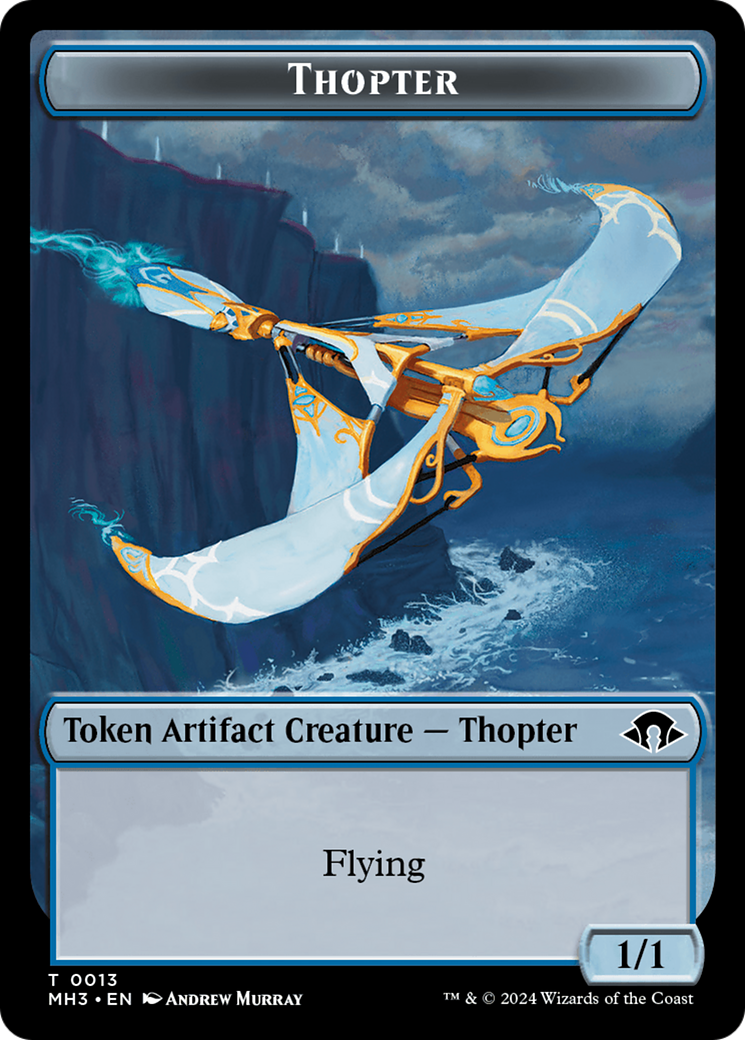 Phyrexian Germ // Thopter Double-Sided Token [Modern Horizons 3 Tokens] | Yard's Games Ltd