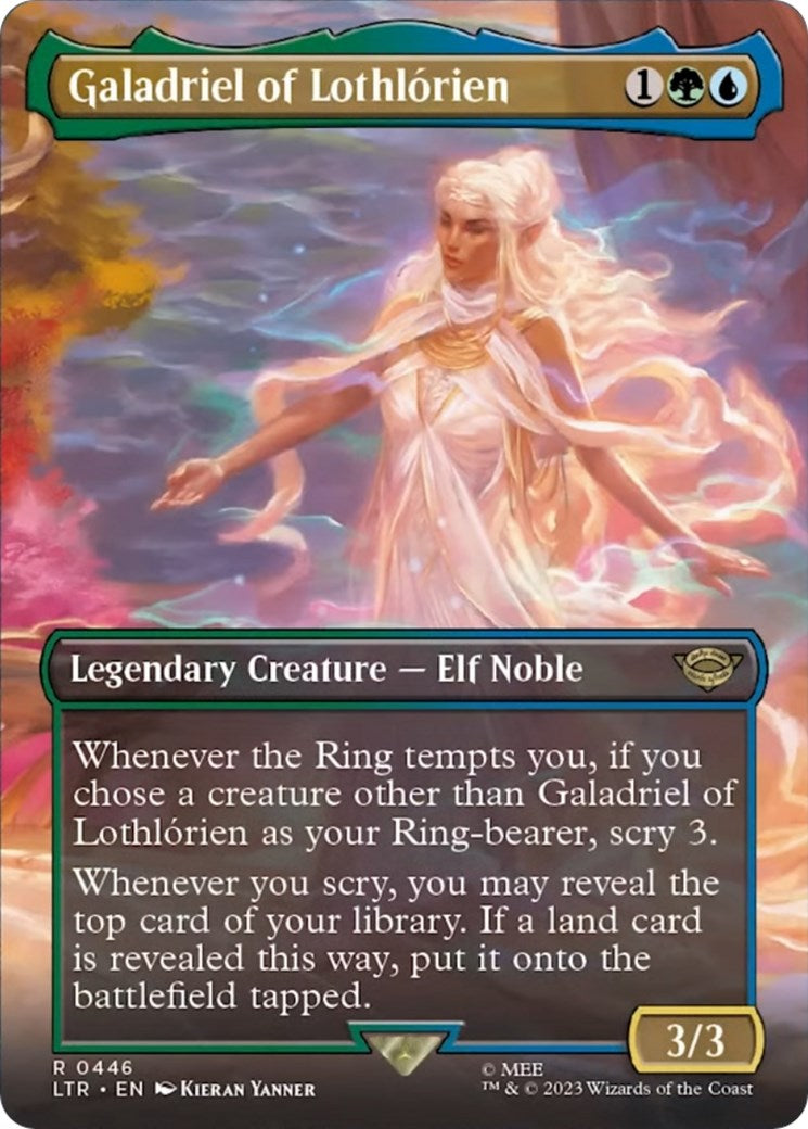 Galadriel of Lothlorien (Borderless Alternate Art) [The Lord of the Rings: Tales of Middle-Earth] | Yard's Games Ltd