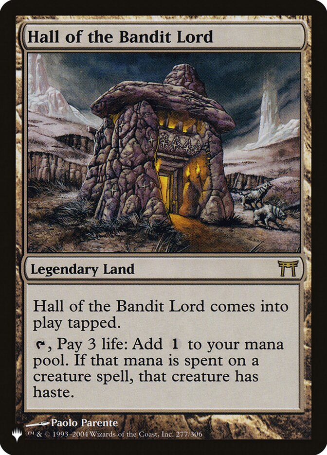 Hall of the Bandit Lord [The List] | Yard's Games Ltd