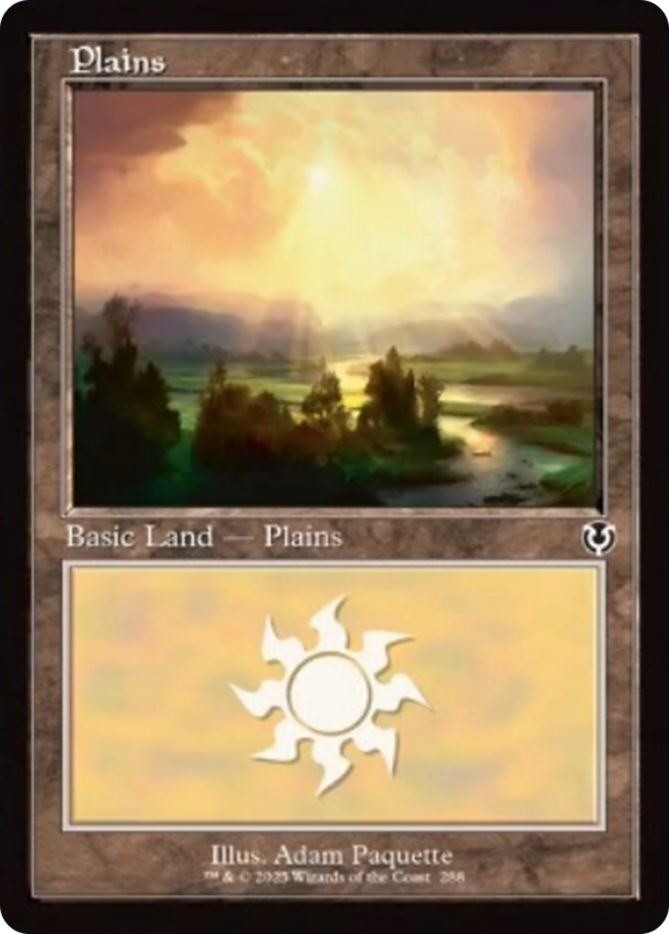 Plains (288) (Retro Frame) [Innistrad Remastered] | Yard's Games Ltd