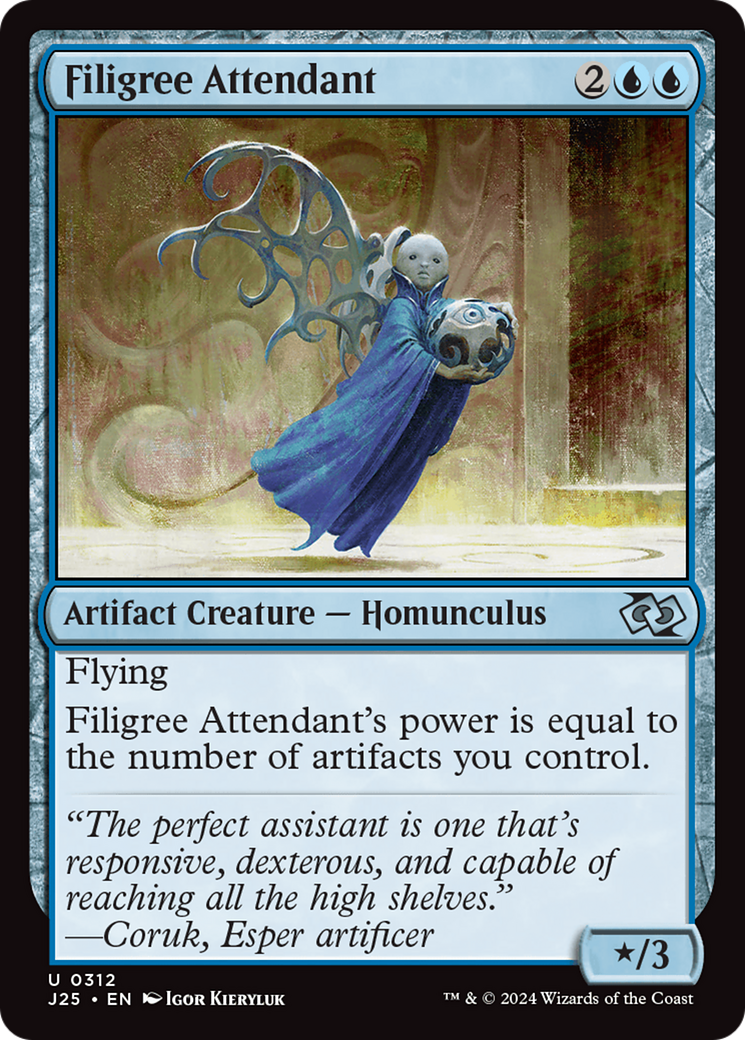 Filigree Attendant [Foundations Jumpstart] | Yard's Games Ltd