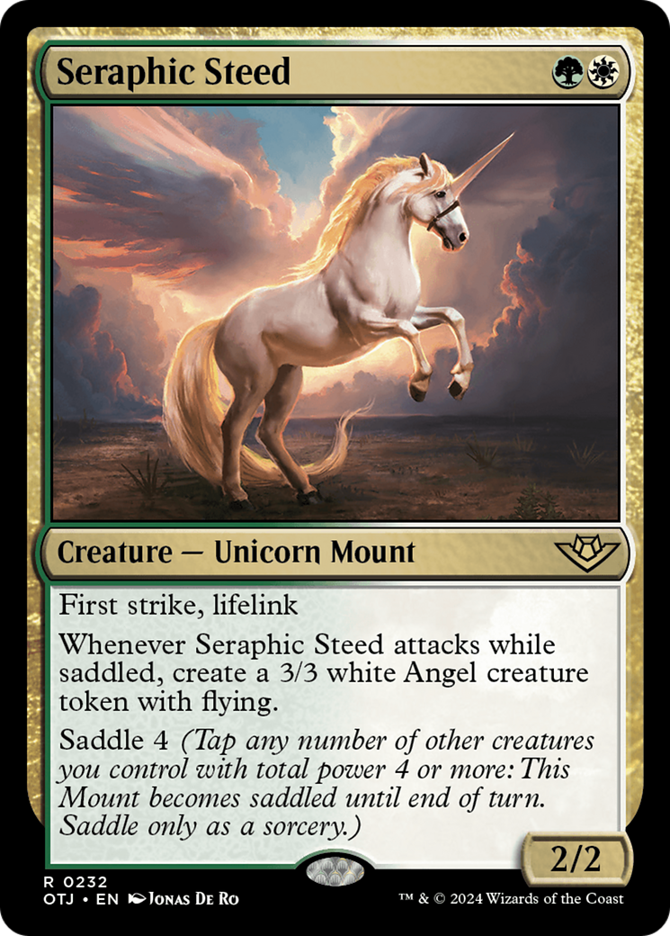 Seraphic Steed [Outlaws of Thunder Junction] | Yard's Games Ltd