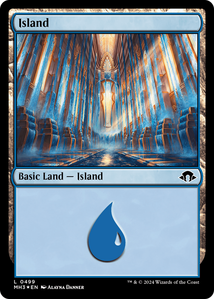 Island (0499) (Ripple Foil) [Modern Horizons 3] | Yard's Games Ltd