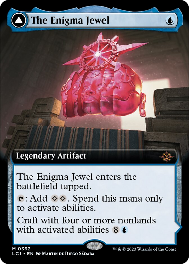 The Enigma Jewel // Locus of Enlightenment (Extended Art) [The Lost Caverns of Ixalan] | Yard's Games Ltd