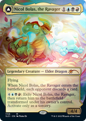 Nicol Bolas, the Ravager // Nicol Bolas, the Arisen (Borderless) [Secret Lair: From Cute to Brute] | Yard's Games Ltd