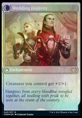 Wedding Announcement // Wedding Festivity [Innistrad: Crimson Vow Prerelease Promos] | Yard's Games Ltd