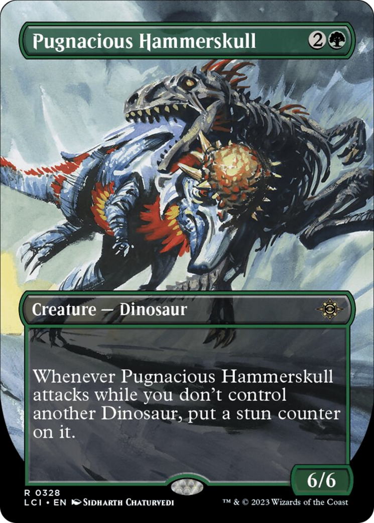 Pugnacious Hammerskull (Borderless) [The Lost Caverns of Ixalan] | Yard's Games Ltd