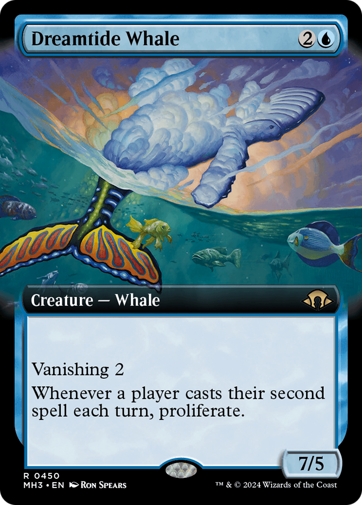 Dreamtide Whale (Extended Art) [Modern Horizons 3] | Yard's Games Ltd