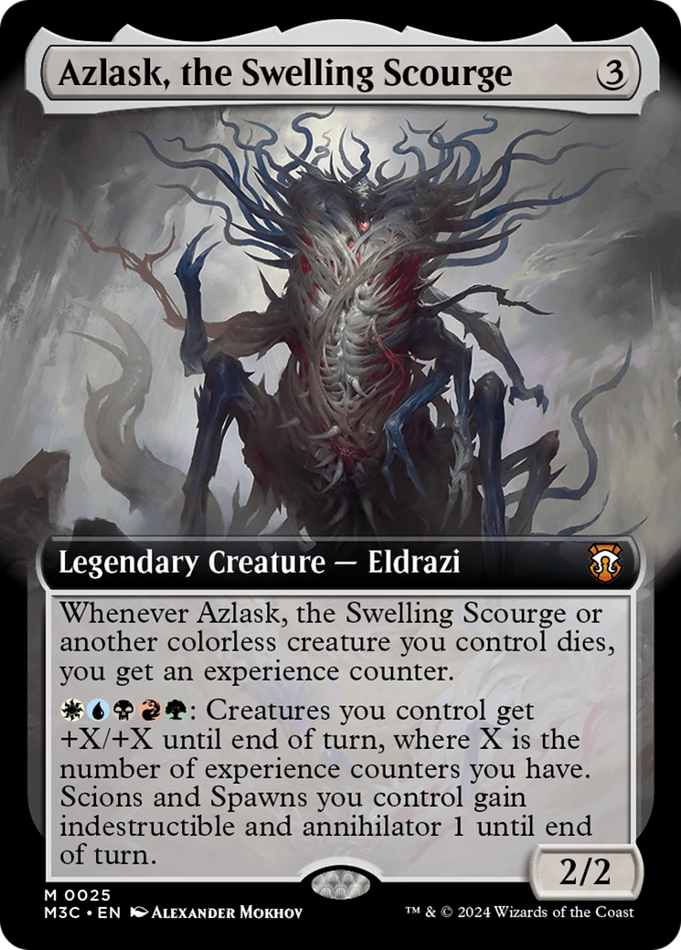 Azlask, the Swelling Scourge (Extended Art) [Modern Horizons 3 Commander] | Yard's Games Ltd