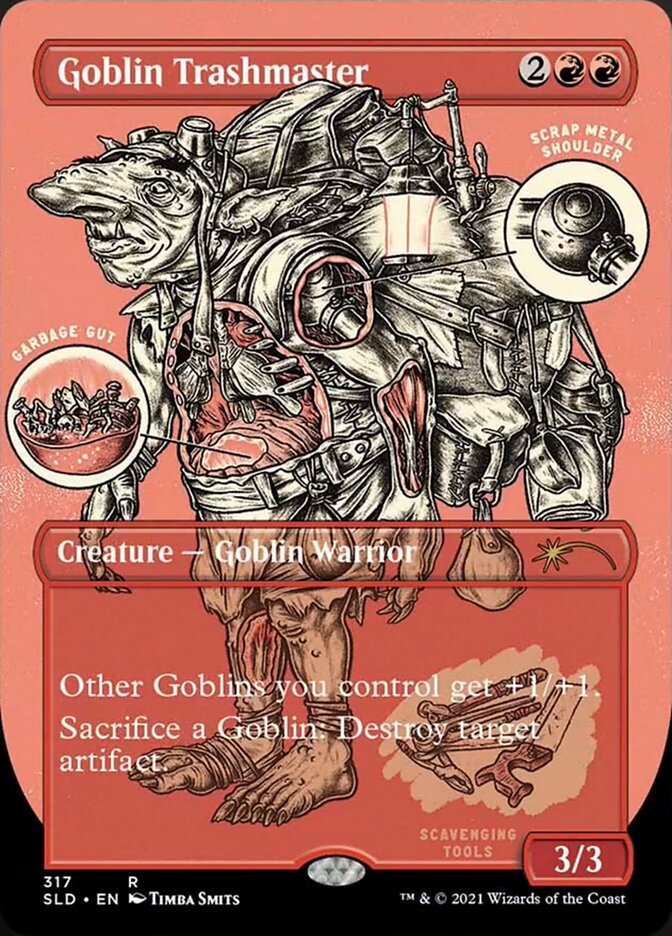 Goblin Trashmaster (Borderless Foil Etched) [Secret Lair Drop Series] | Yard's Games Ltd