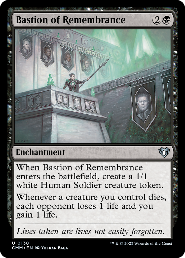 Bastion of Remembrance [Commander Masters] | Yard's Games Ltd