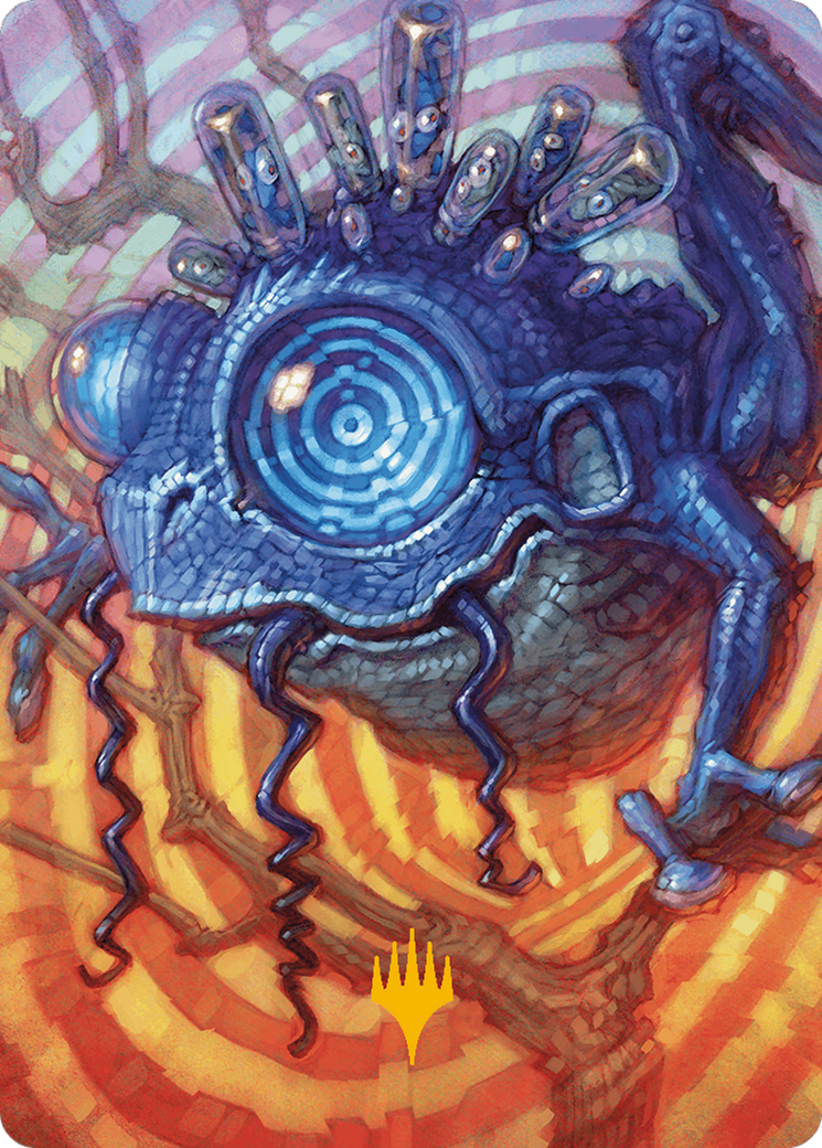 Psychic Frog Art Card (Gold-Stamped Planeswalker Symbol) [Modern Horizons 3 Art Series] | Yard's Games Ltd