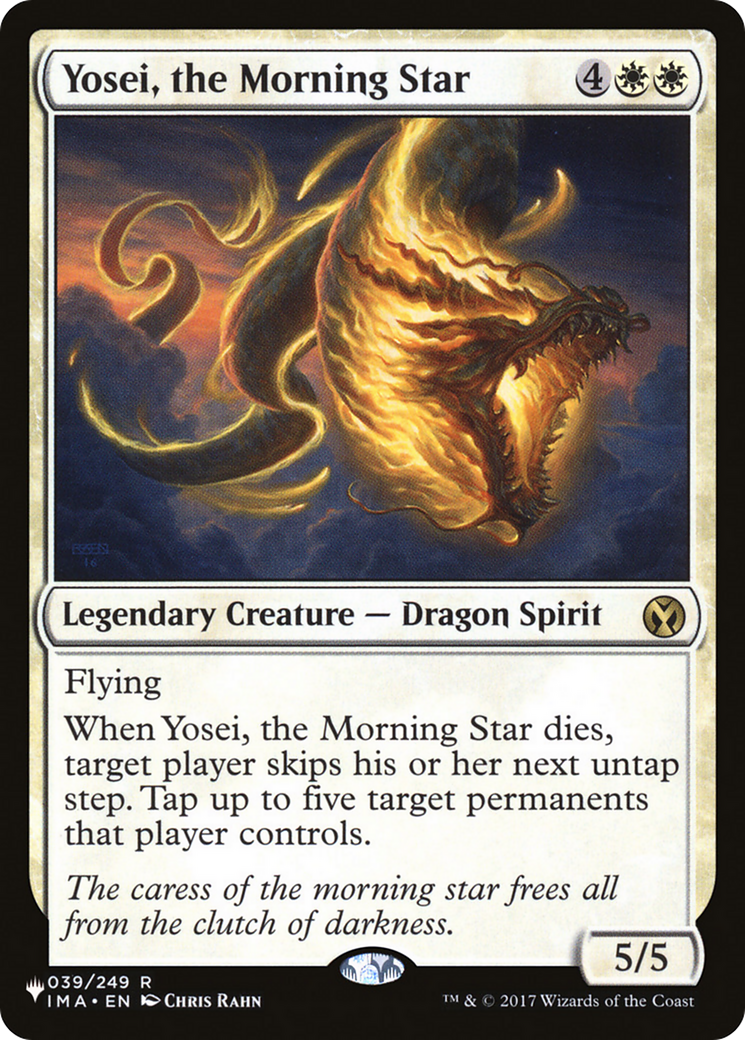 Yosei, the Morning Star [The List Reprints] | Yard's Games Ltd