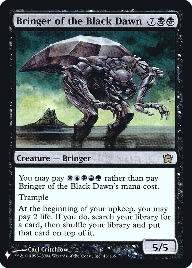 Bringer of the Black Dawn [Mystery Booster] | Yard's Games Ltd