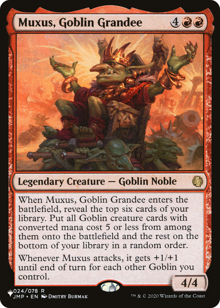 Muxus, Goblin Grandee [The List] | Yard's Games Ltd