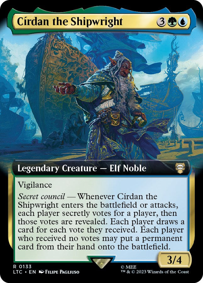 Cirdan the Shipwright (Extended Art) [The Lord of the Rings: Tales of Middle-Earth Commander] | Yard's Games Ltd