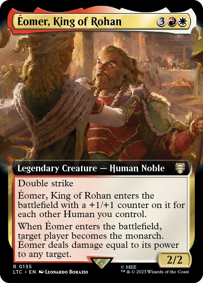 Eomer, King of Rohan (Extended Art) [The Lord of the Rings: Tales of Middle-Earth Commander] | Yard's Games Ltd