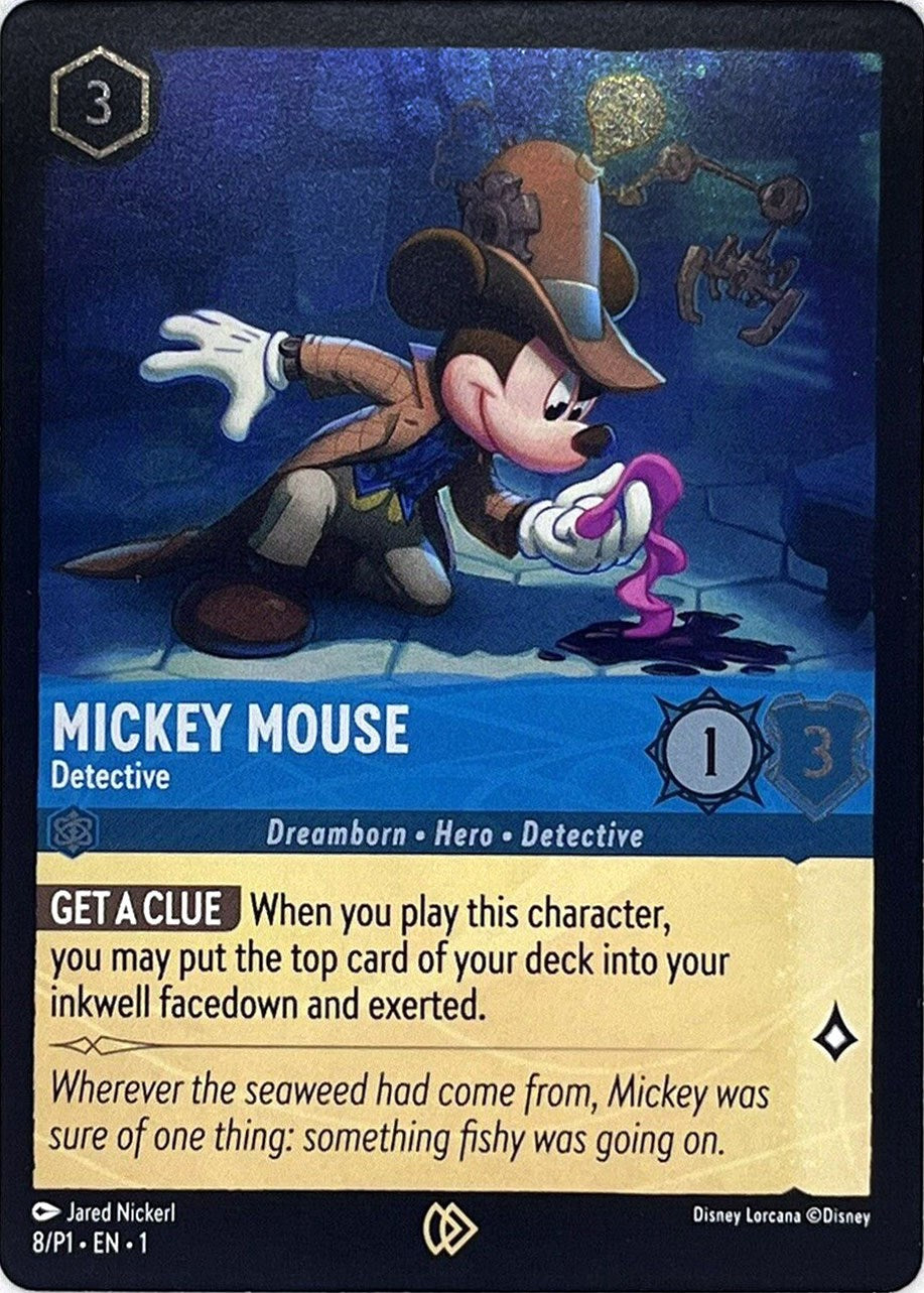 Mickey Mouse - Detective (8) [Promo Cards] | Yard's Games Ltd