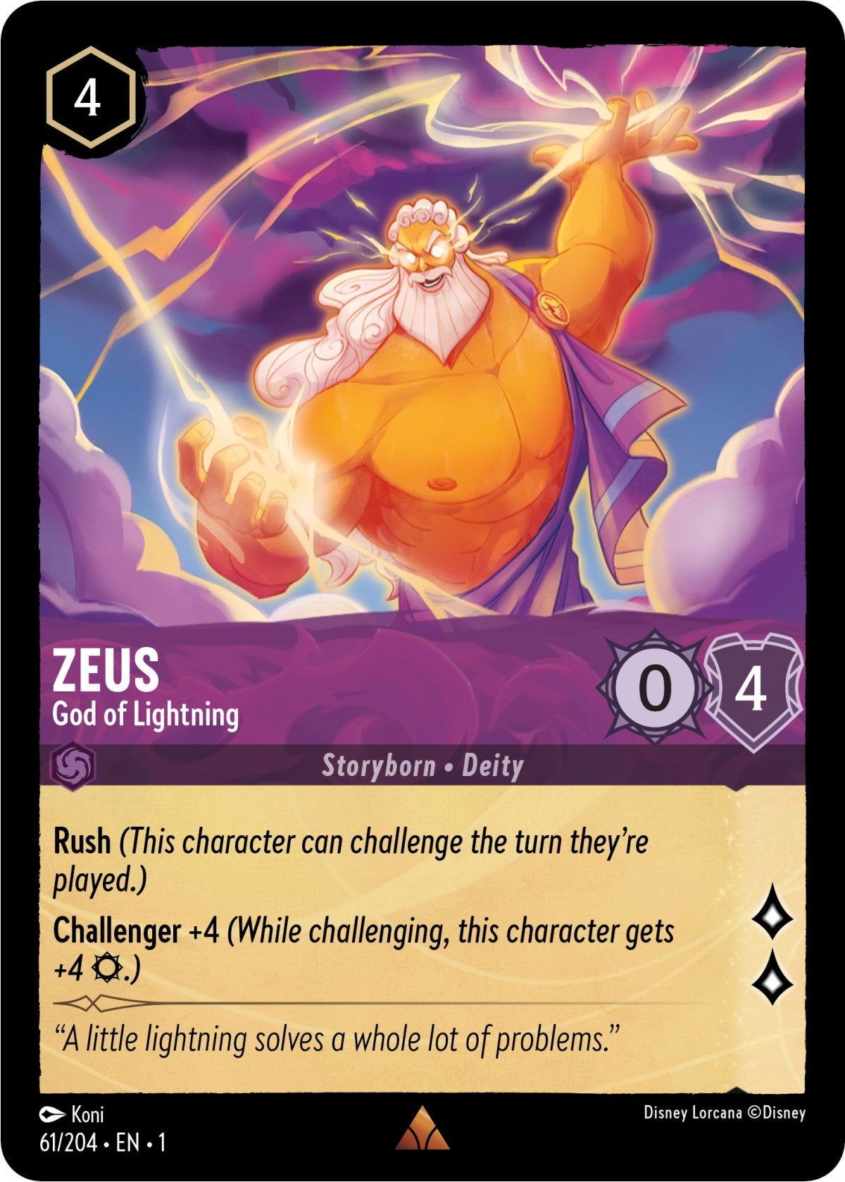 Zeus - God of Lightning (61/204) [The First Chapter] | Yard's Games Ltd