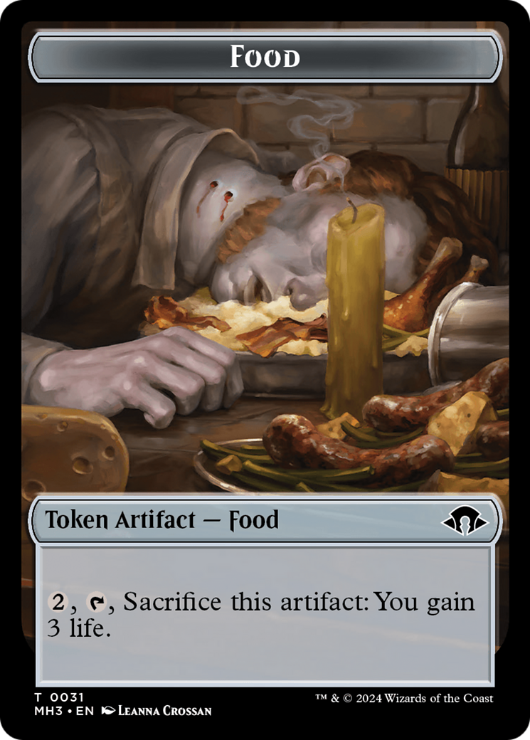 Eldrazi Spawn // Food Double-Sided Token [Modern Horizons 3 Tokens] | Yard's Games Ltd