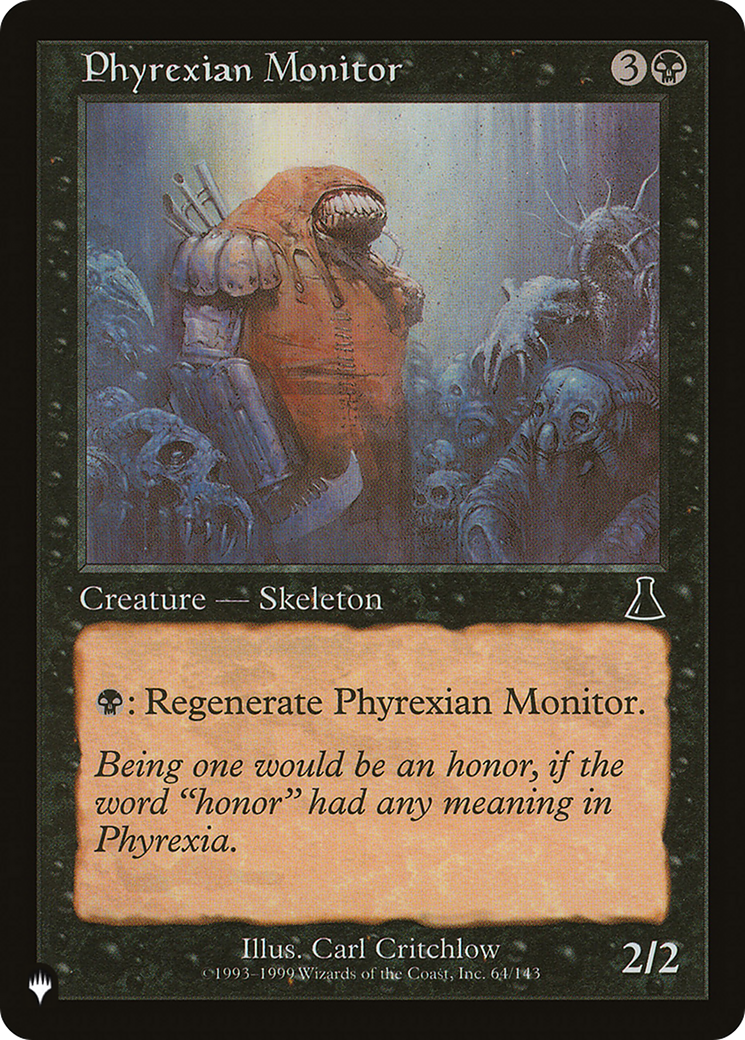 Phyrexian Monitor [The List] | Yard's Games Ltd