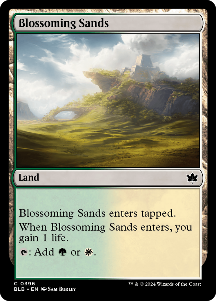 Blossoming Sands [Bloomburrow] | Yard's Games Ltd