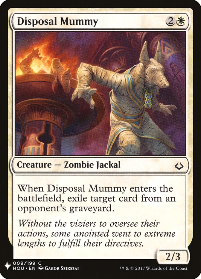 Disposal Mummy [Mystery Booster] | Yard's Games Ltd