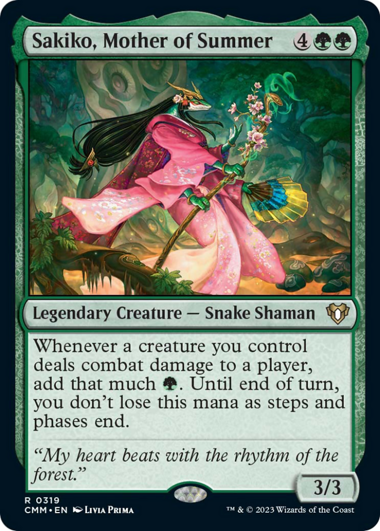 Sakiko, Mother of Summer [Commander Masters] | Yard's Games Ltd