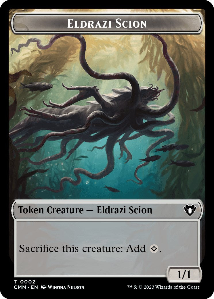 Eldrazi Scion // Satyr Double-Sided Token [Commander Masters Tokens] | Yard's Games Ltd