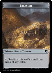 Treasure // Construct (0042) Double-Sided Token [Commander Masters Tokens] | Yard's Games Ltd