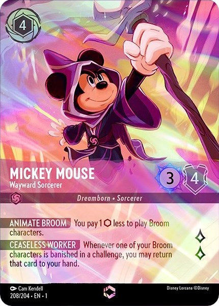 Mickey Mouse - Wayward Sorcerer (Enchanted) (208/204) [The First Chapter] | Yard's Games Ltd