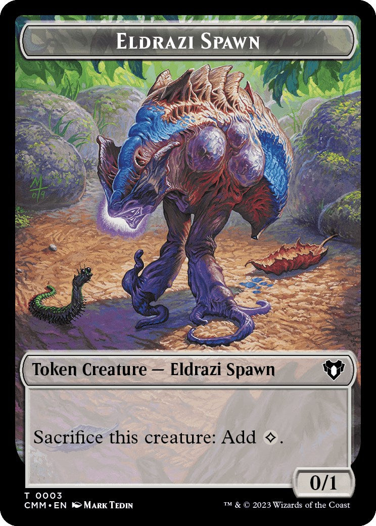 Eldrazi Spawn // Insect Double-Sided Token [Commander Masters Tokens] | Yard's Games Ltd