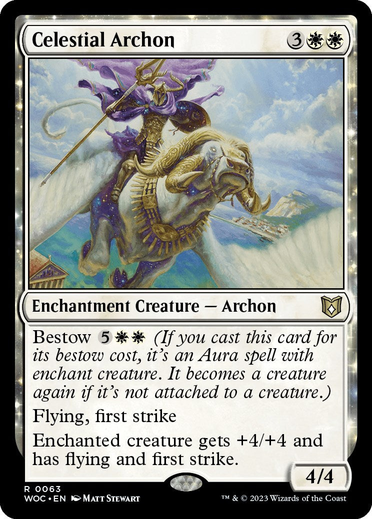 Celestial Archon [Wilds of Eldraine Commander] | Yard's Games Ltd