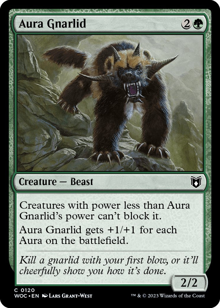 Aura Gnarlid [Wilds of Eldraine Commander] | Yard's Games Ltd