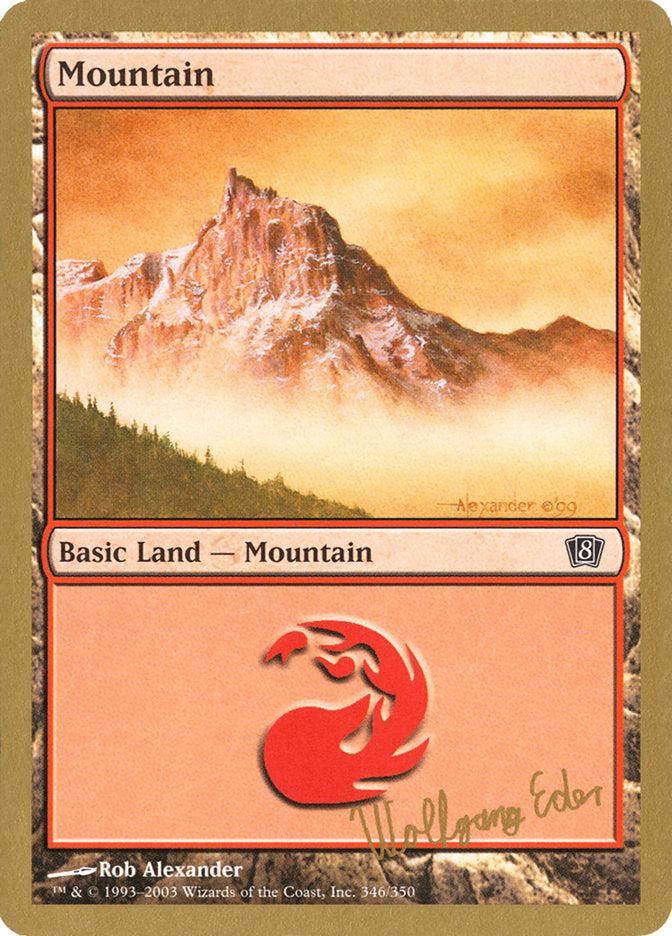 Mountain (we346) (Wolfgang Eder) [World Championship Decks 2003] | Yard's Games Ltd