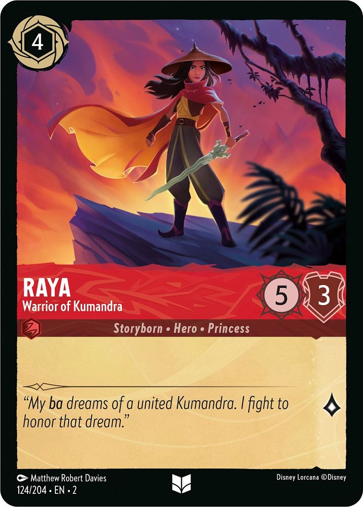 Raya - Warrior of Kumandra (124/204) [Rise of the Floodborn] | Yard's Games Ltd