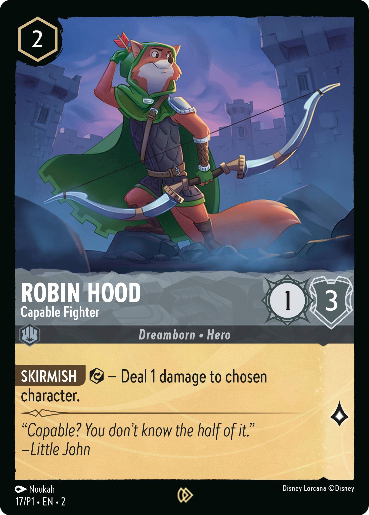 Robin Hood - Capable Fighter (17) [Promo Cards] | Yard's Games Ltd