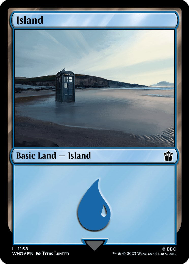 Island (1158) (Surge Foil) [Doctor Who] | Yard's Games Ltd