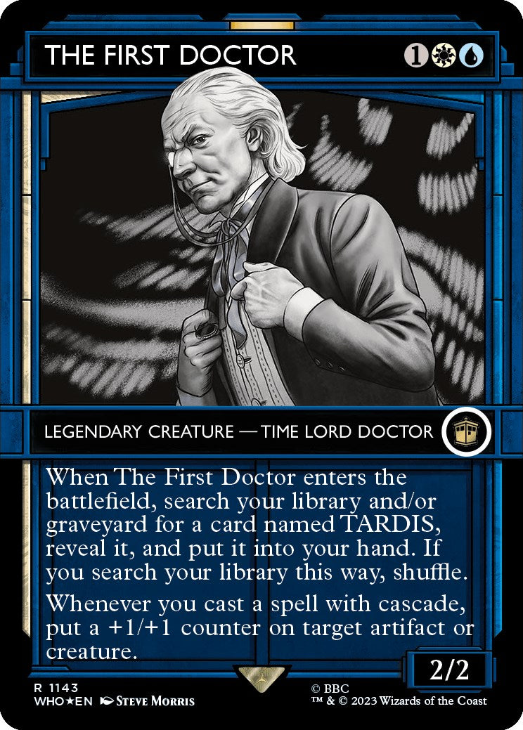 The First Doctor (Showcase) (Surge Foil) [Doctor Who] | Yard's Games Ltd