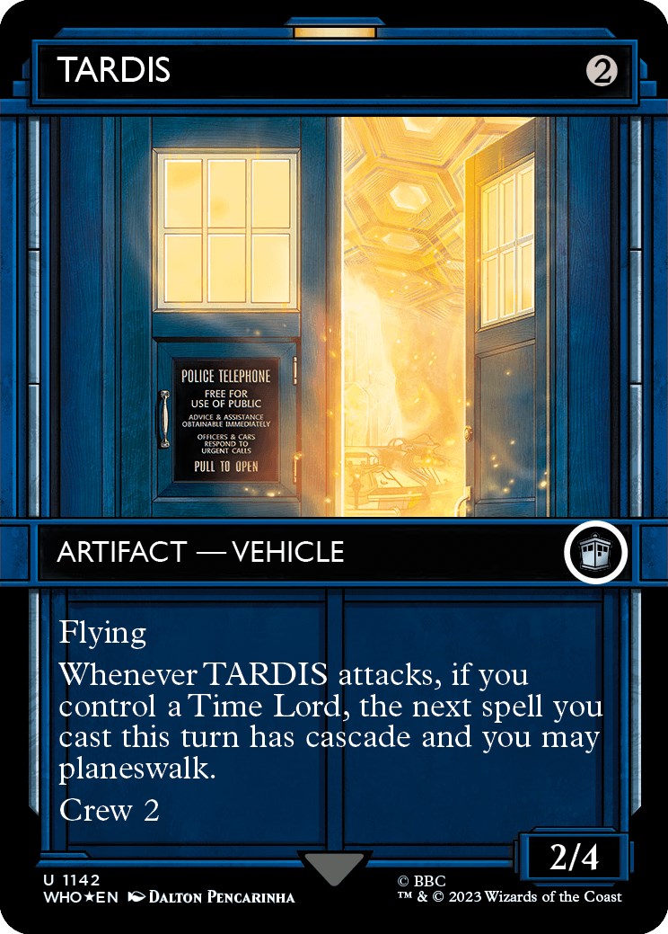 TARDIS (Showcase) (Surge Foil) [Doctor Who] | Yard's Games Ltd