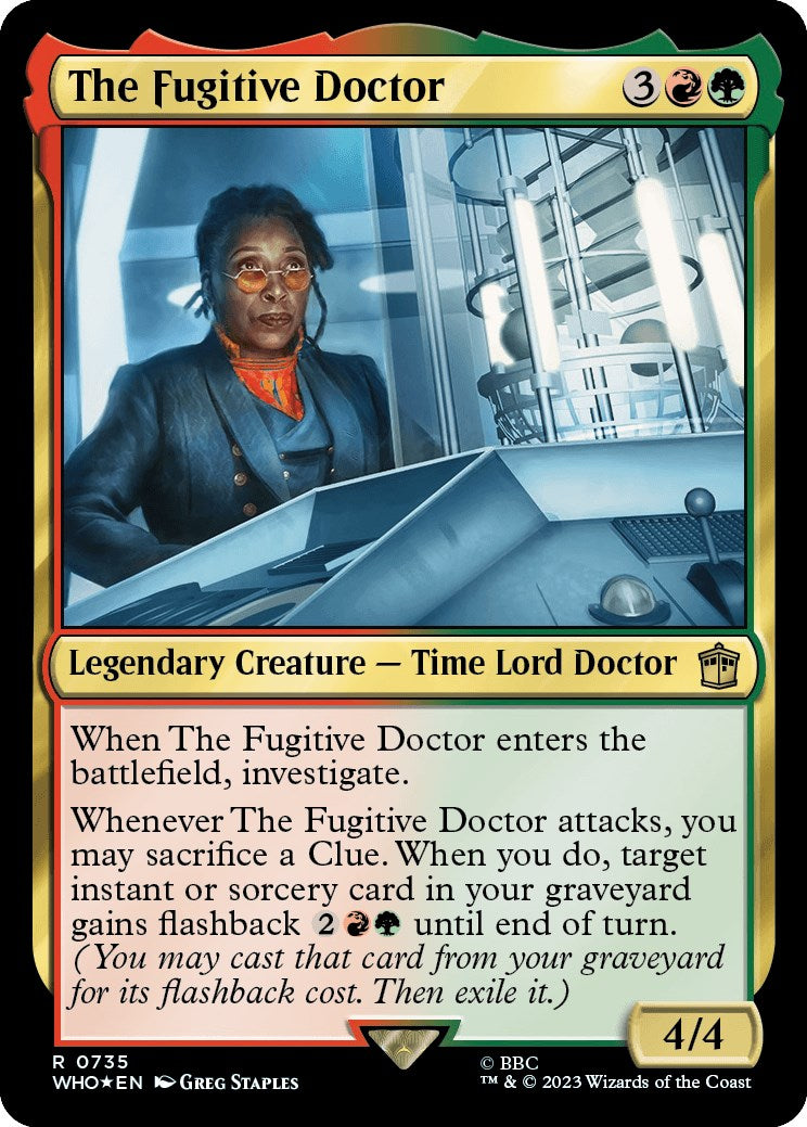 The Fugitive Doctor (Surge Foil) [Doctor Who] | Yard's Games Ltd