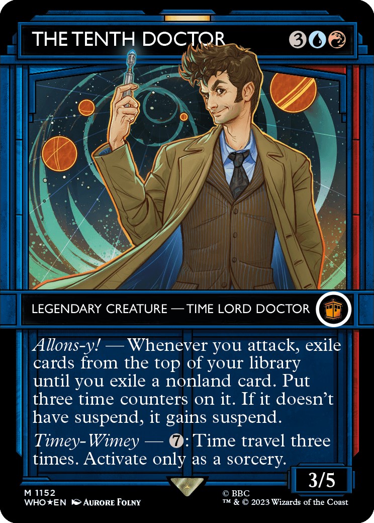 The Tenth Doctor (Showcase) (Surge Foil) [Doctor Who] | Yard's Games Ltd