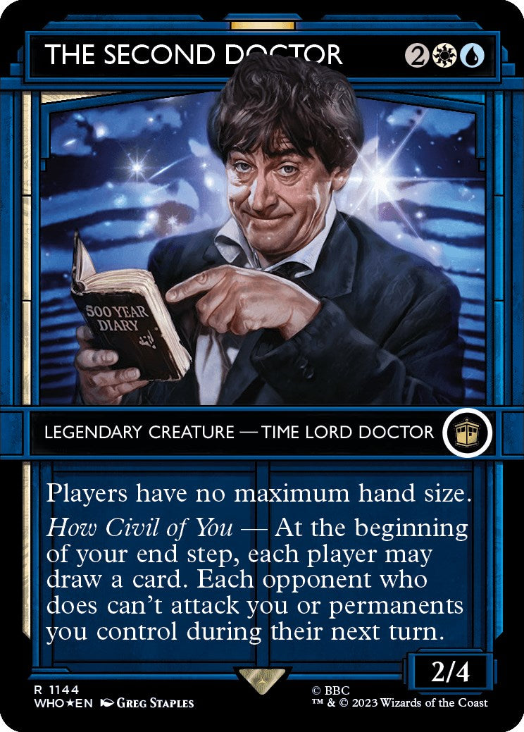 The Second Doctor (Showcase) (Surge Foil) [Doctor Who] | Yard's Games Ltd