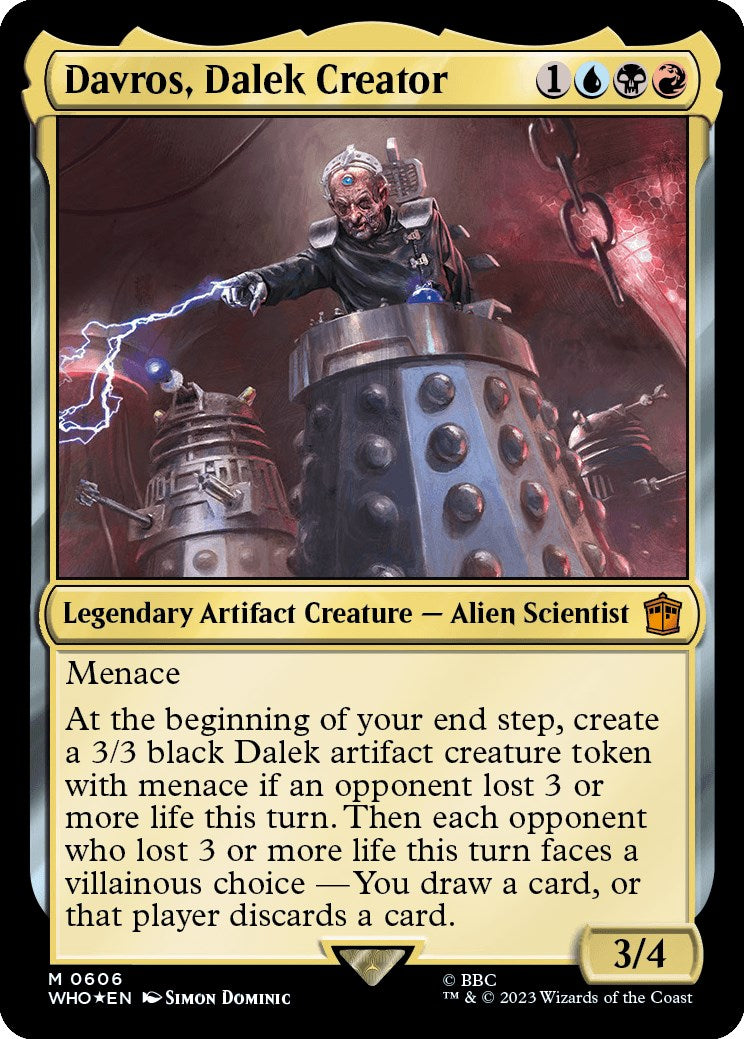 Davros, Dalek Creator (Surge Foil) [Doctor Who] | Yard's Games Ltd